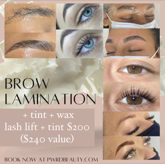 Brow Lamination & Lash Lift