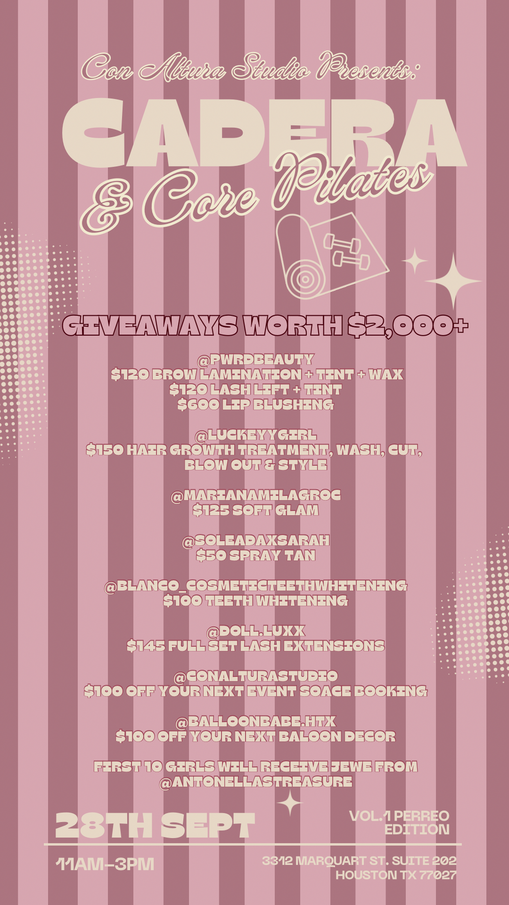 (11:30am) Sofia Carbajal Cadera y Core Pilates Vol.1 Perreo Edition