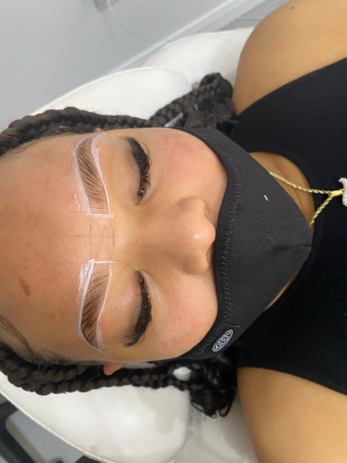 Brow Lamination Clients at 2-4 Weeks