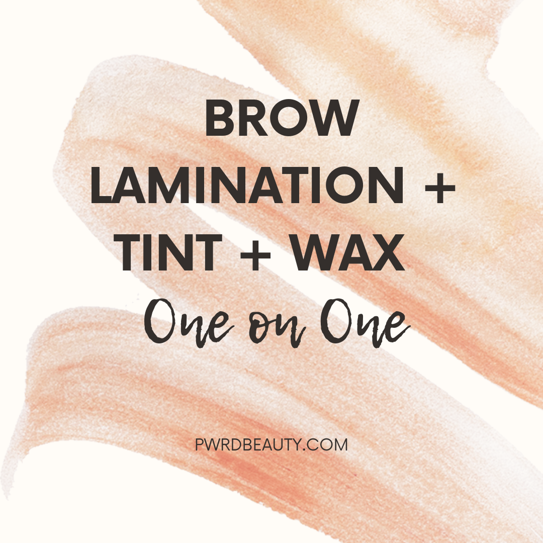 Brow Lamination + Tint + Wax One On One Training Course