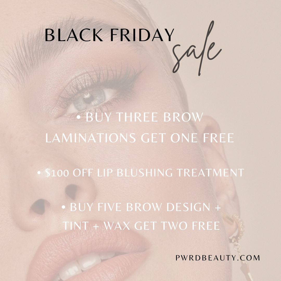 BUY 3 BROW LAMINATIONS GET 1 FREE